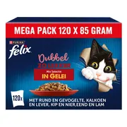 Felix Kattenvoer Nat Pouch Gelei Mix Dubbel Zo Lekker Country Side Multipack 120 x 85 gr