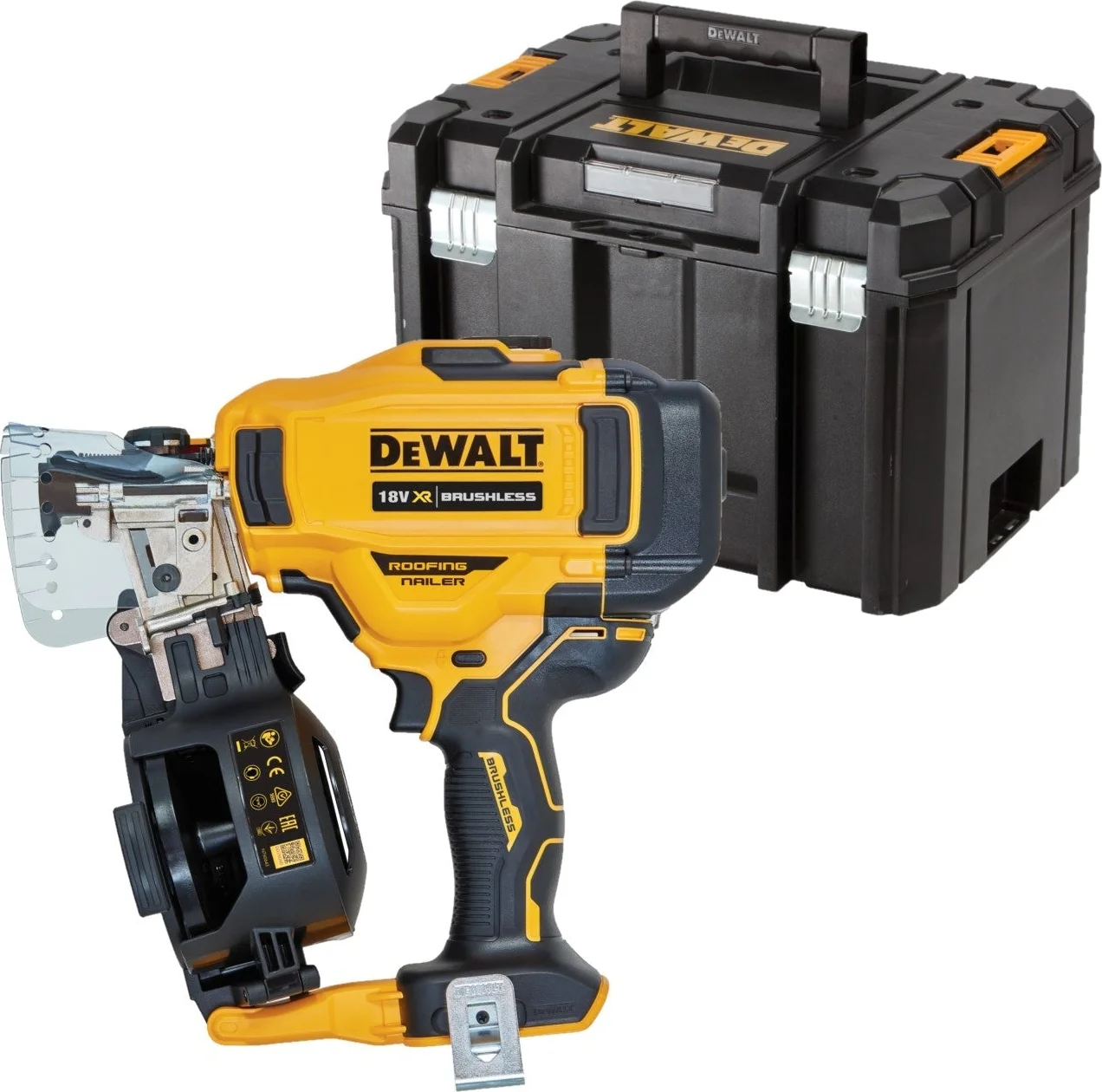 DeWALT DCN45RNNT Accu roofing rolspijkertacker 18V XR Basic Body in TSTAK