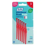 TePe Interdental Brush Angle Rood ISO Size 2 6ST