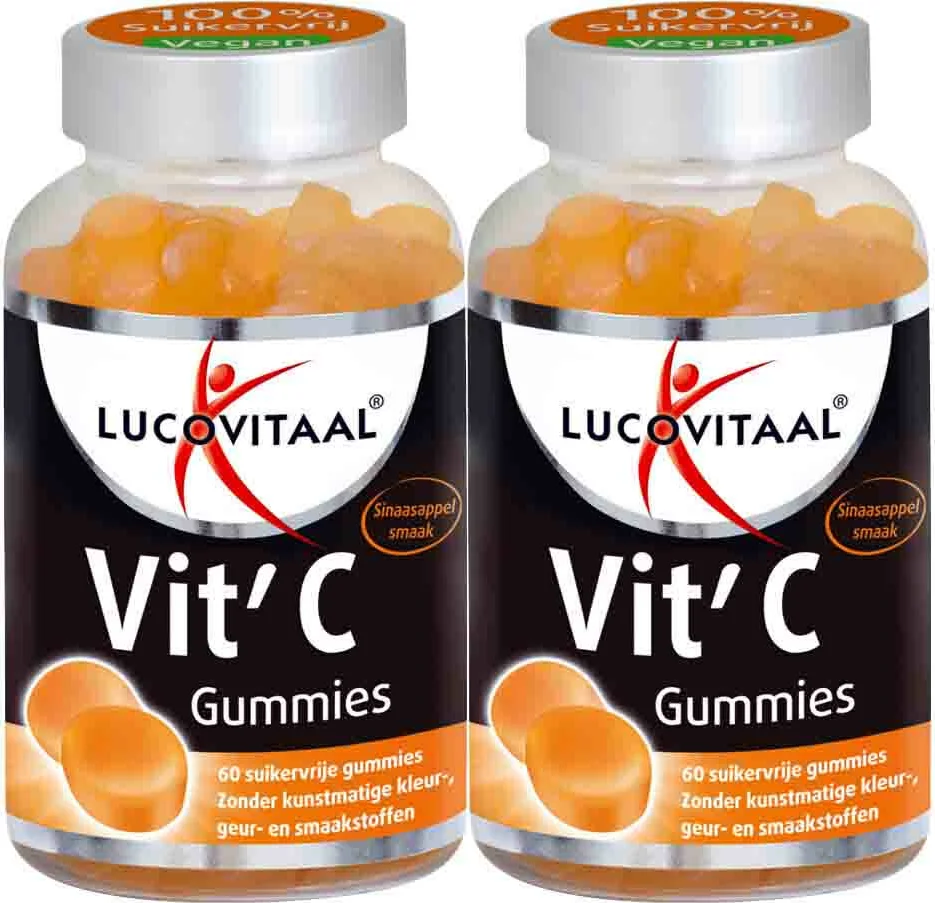 2x Lucovitaal Gummies Vitamine C 60 Gummies