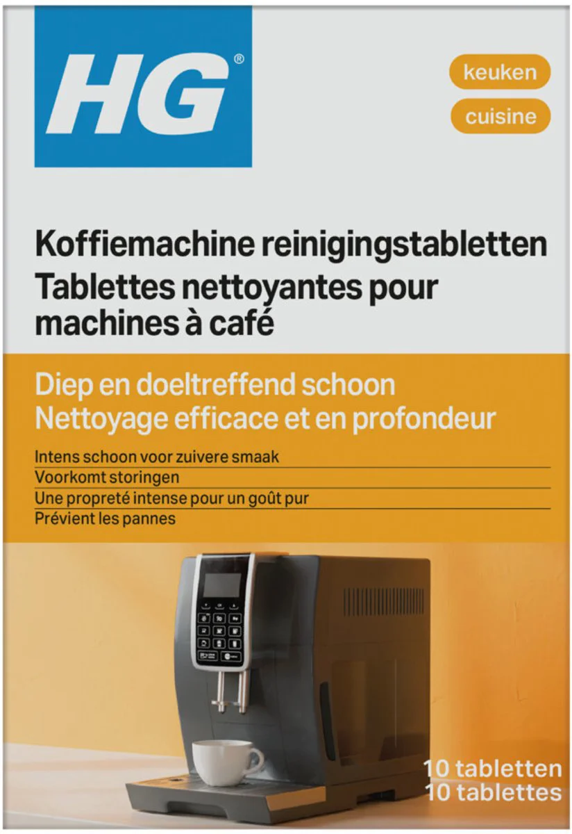 HG Keuken Koffiemachine Reinigings Tabletten 10TB