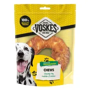 15x Voskes Kauwring Runderhuid met Kip 12,5 cm