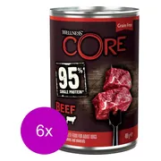 6x Wellness Core Hondenvoer Blik Rund - Broccoli 400 gr