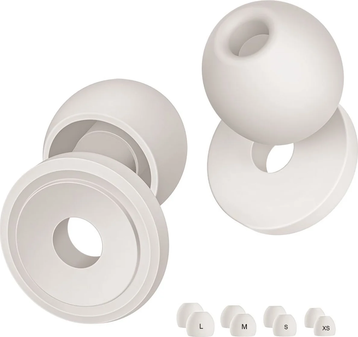 Nova Venture CometPods – Loop Earplugs Style – 33dB Noise Reduction Earplugs – The Quiet Experience – Comfortabele Oordoppen – Wit