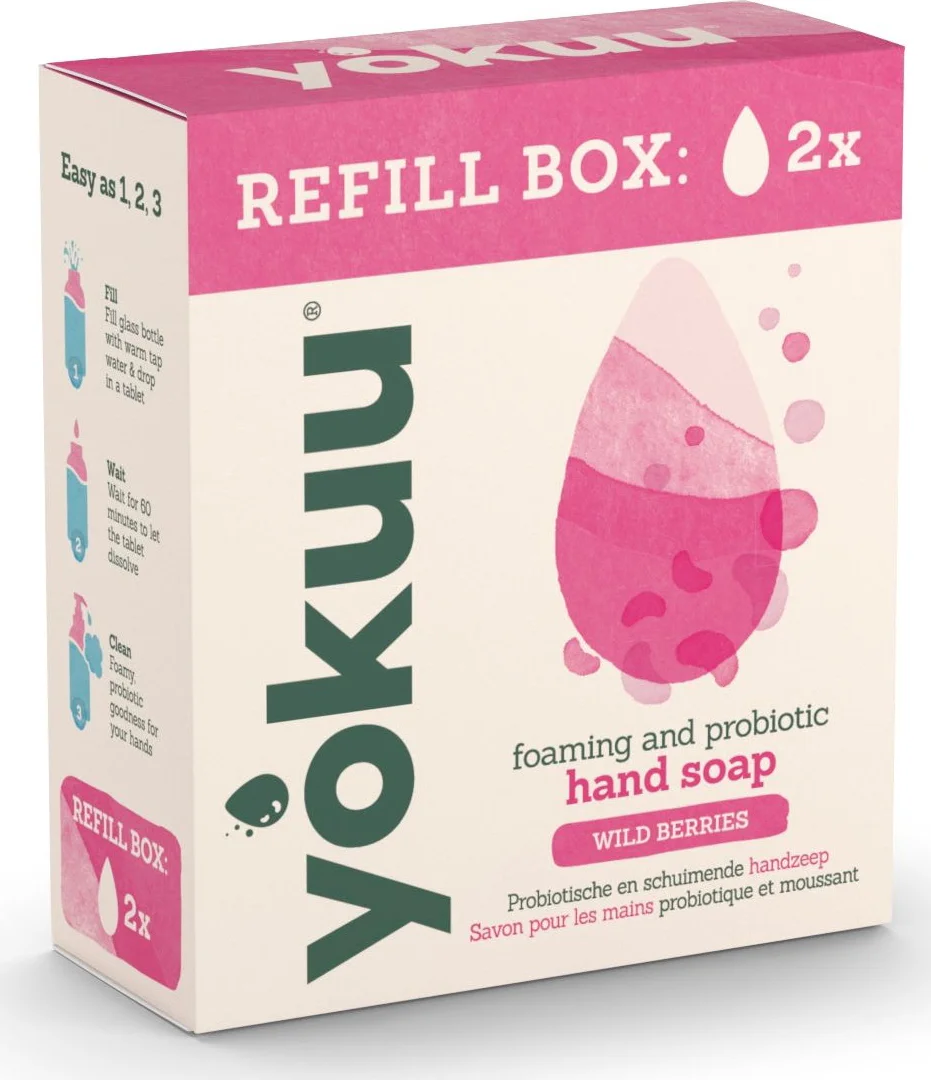 Yokuu Handzeep Wild Berries Refill Box 2ST