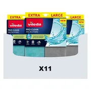 11x Vileda Microvezeldoek Pro Clean 2 stuks