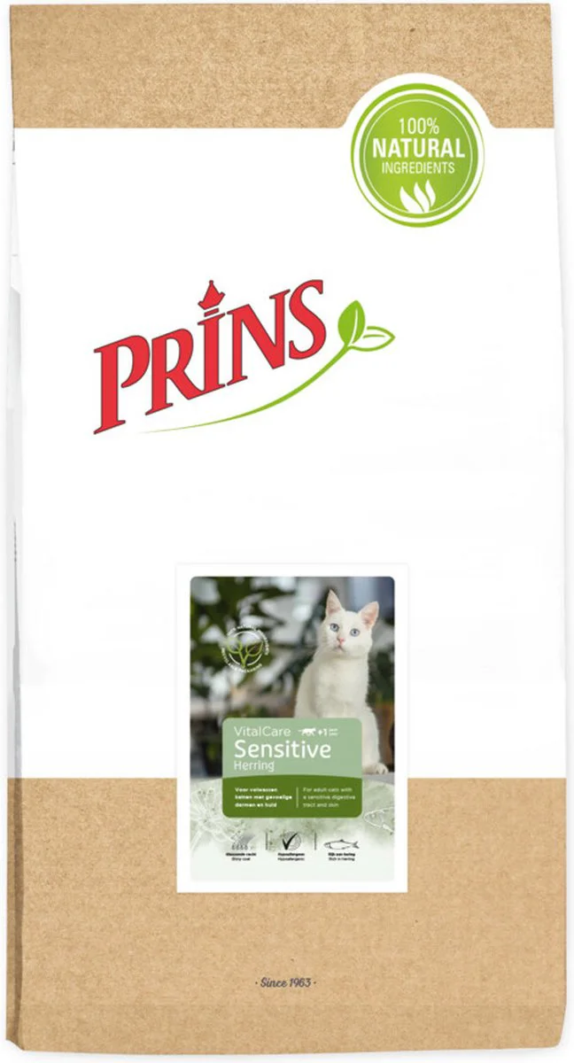 Prins VitalCare Sensitive Hypoallergenic Kattenvoer 10 kg