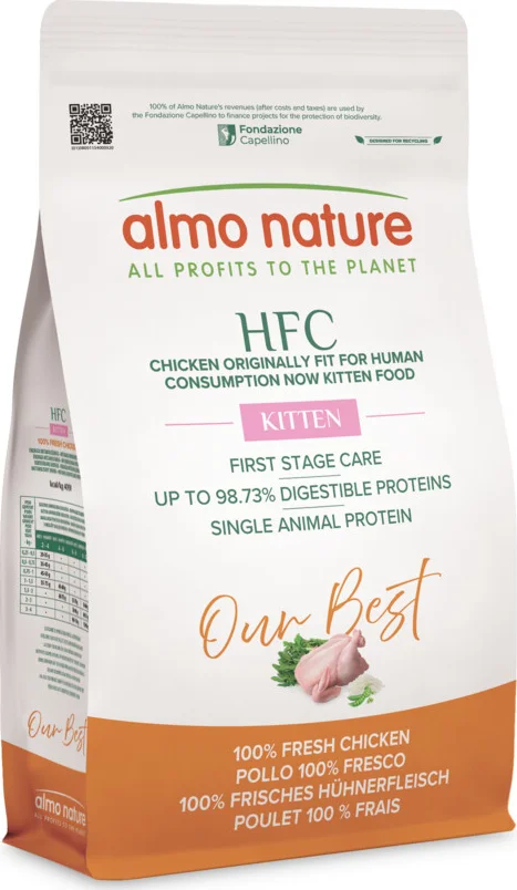 Almo Nature HFC Kattenvoer Droog Kip 1,2 kg
