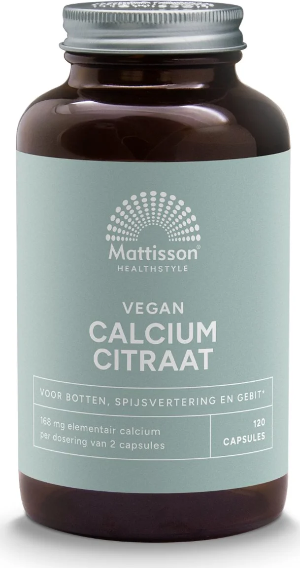 Mattisson HealthStyle Calcium Citraat Capsules 120VCP