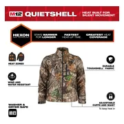 Milwaukee M12™ HJCAMO7-0 (S) HEXON verwarmde jas camouflage - 4932493831