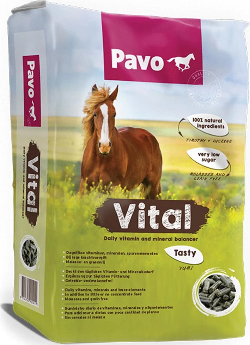 Pavo Vital - Aanvullend Paardenvoer - 20 kg