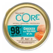 Wellness Core Kattenvoer 98% Recipe Kip - Zalm 85 gr