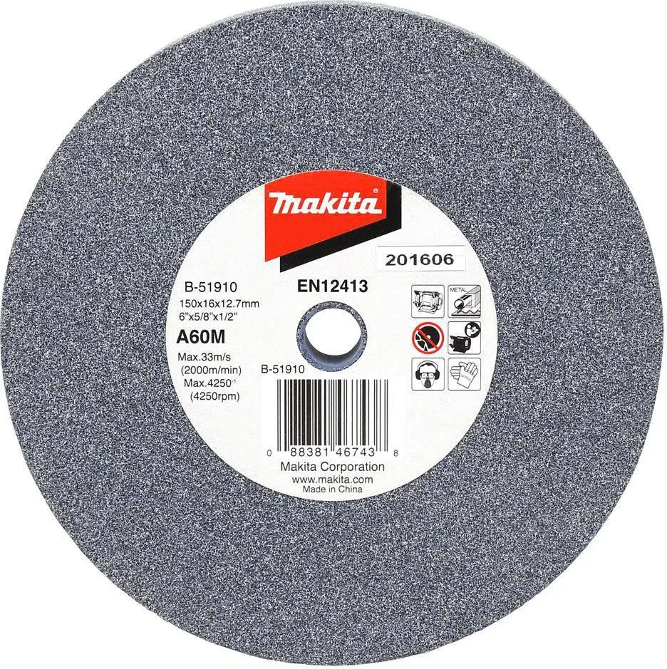 Makita B-51910 Slijpst. 150x16x12,7mm A60M
