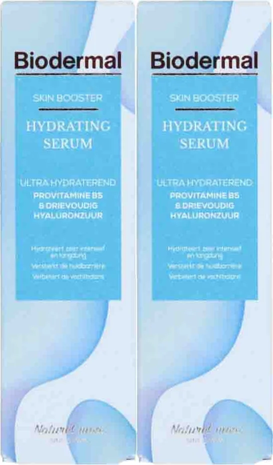 2x Biodermal Skin Booster Serum Vitamine B Hydrating 30 ml