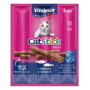 Vitakraft Cat-stick Kabeljauw - Koolvis 3 stuks