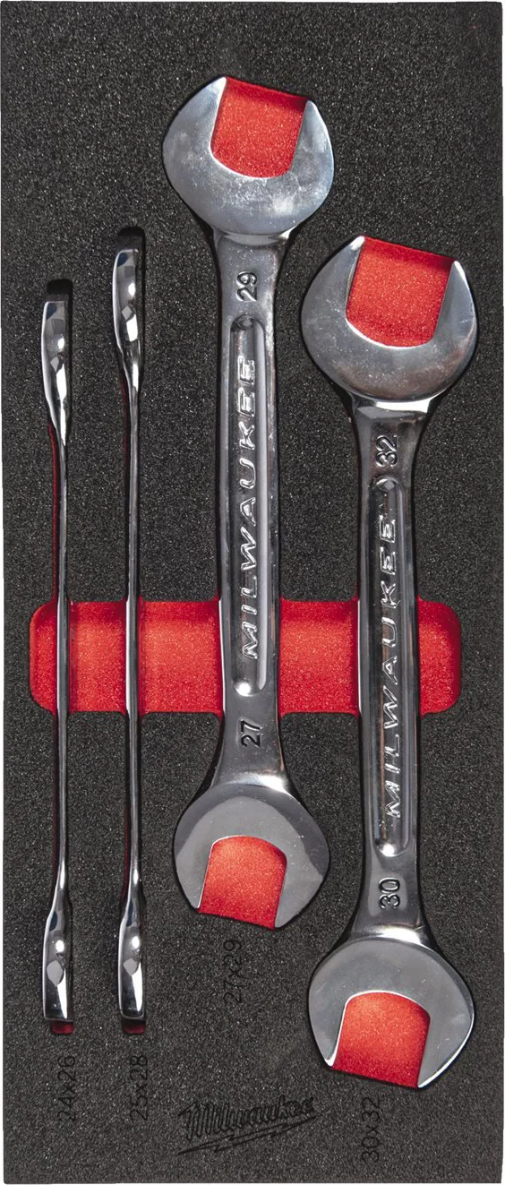 Milwaukee TOOLGUARD™ Foam inlay steeksleutelset 4-delig - 4932493630