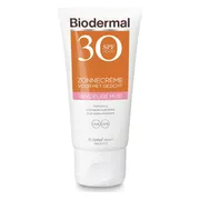 Biodermal Zonnebrand Crème Gezicht Gevoelige Huid SPF 30 50 ML