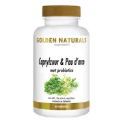 Golden Naturals Caprylzuur & Pau d'arco Probiotica 60 vegacapsules