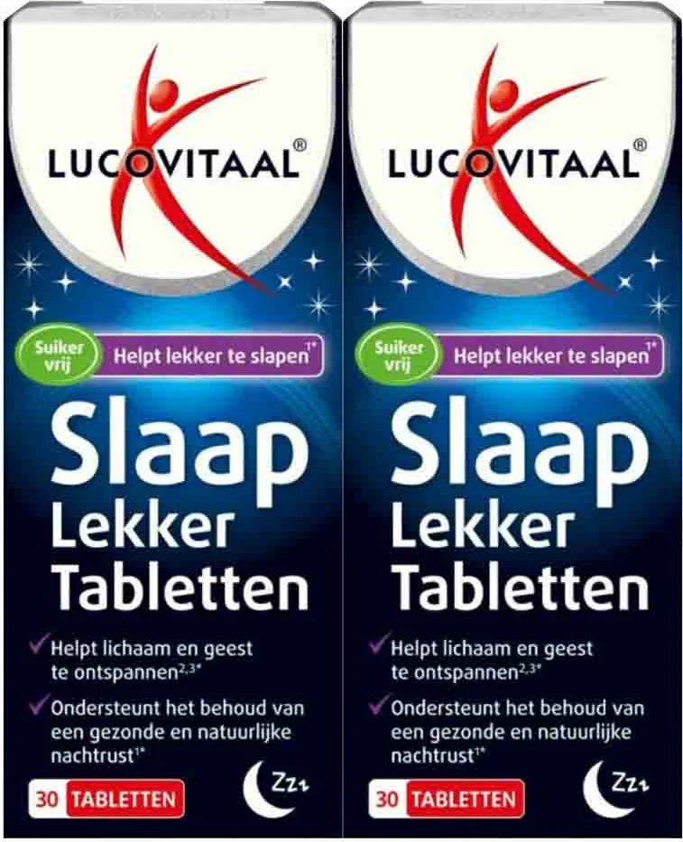 2x Lucovitaal Slaap Lekker 30 tabletten