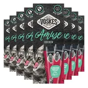 8x Voskes Kattensnack Liquid Treat Kip 20x15 gr