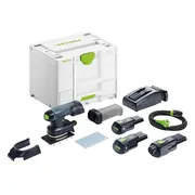 Festool RTSC 400 3,0 I-Set Accu vlakschuurmachine + ERGO Adapter 18V 3.0Ah in Systainer - 578133