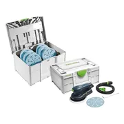 Festool ETS EC 150/5 EQ-SYS GR Excenterschuurmachine + SYS-STF D150 GR-Set in Systainer - 578272