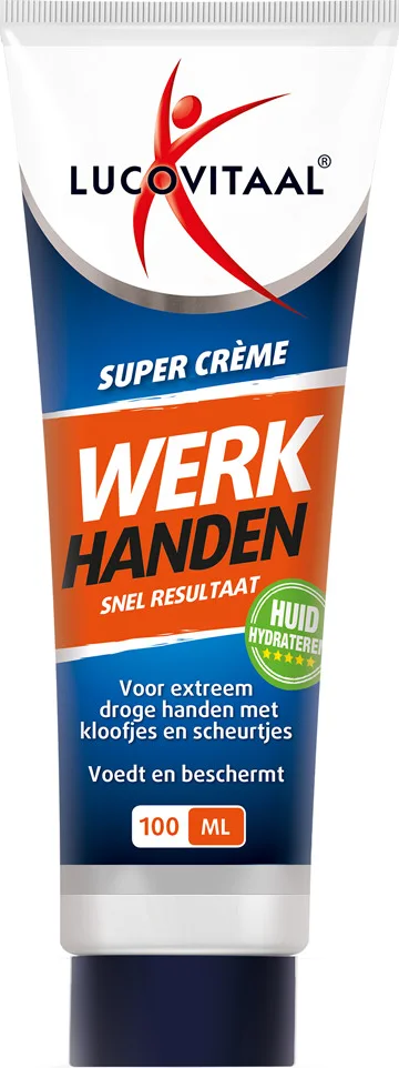 3x Lucovitaal Werkhanden crème 100 ml