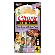 Ciao Kattensnack Churu Luxury Tuna & King Prawn 4 x 14 gr