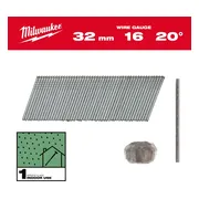 Milwaukee Nagels 16 Ga | 20° | 32mm | Gegalvaniseerd | VE=2000 - 4932492582