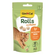 GimCat Rolls Kattensnack Kip 40 gr