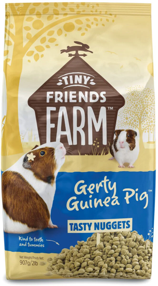 Tiny Friends Farm Gerty Guinea Pig Tasty Nuggets 907 gr