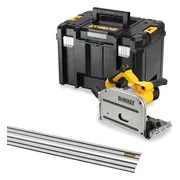 DeWALT DWS520KT Invalzaag + DWS5022 Geleiderail 1500mm
