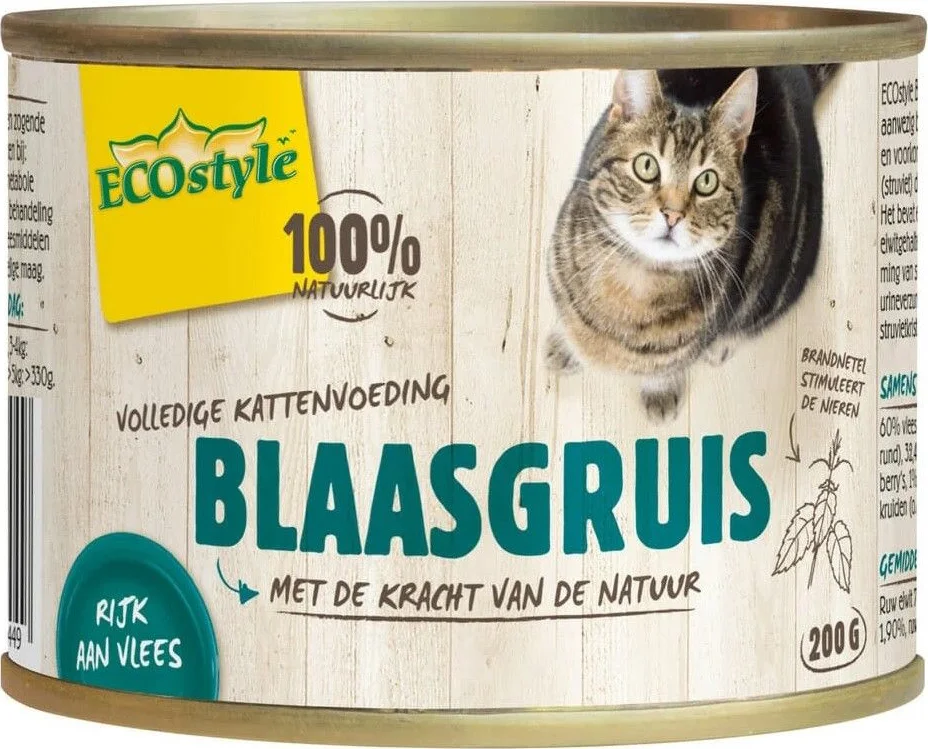 Vitalstyle Kattenvoer Blik Blaasgruis 200 gr