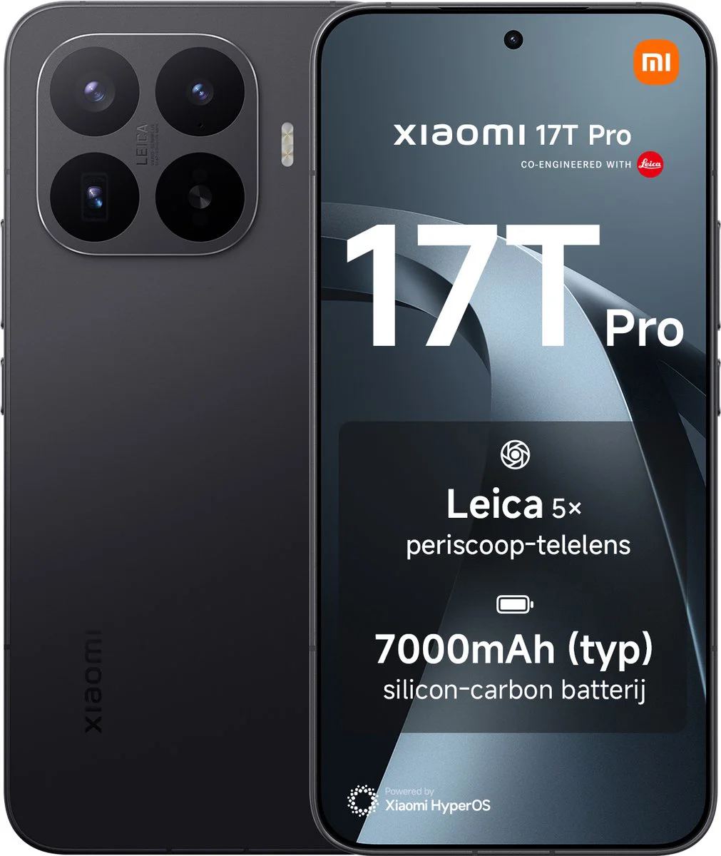 Xiaomi 17T Pro 512GB Zwart 5G