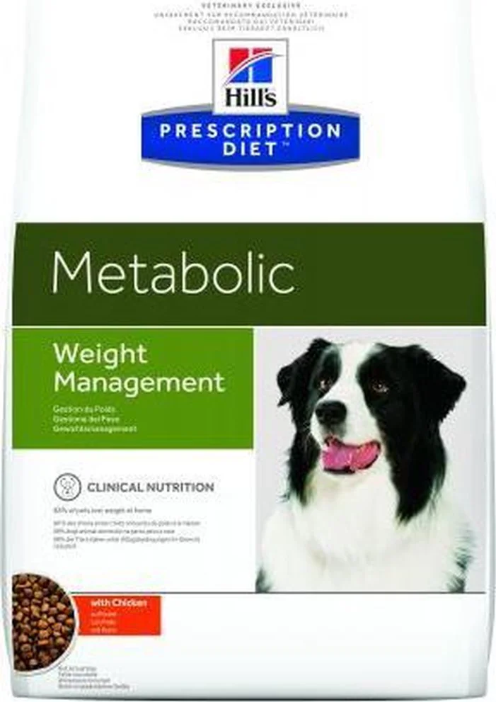 Hill's Prescription Diet Metabolic Weight Management Hondenvoer Droog Kip 4 kg