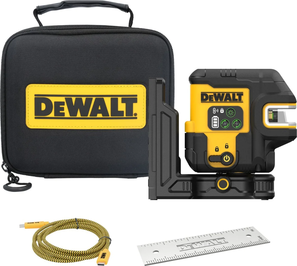 DeWALT DCLE14251GB 5-punt + kruislijnlaser groen USB-C