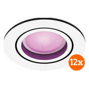 Philips Hue Centura inbouwspot White and Color - rond - Wit - 12-pack