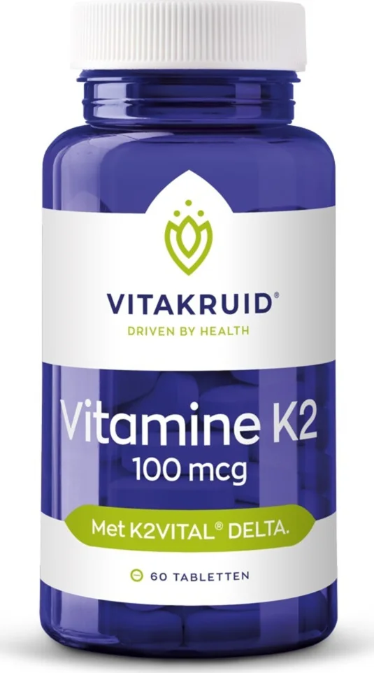 Vitakruid Vitamine K2 100 Mcg 60 tabletten
