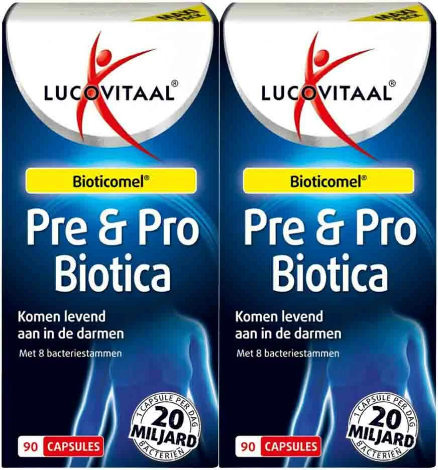 2x Lucovitaal Pre & Probiotica 90 capsules