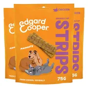 3x Edgard & Cooper Adult Strips Kip 75 gr