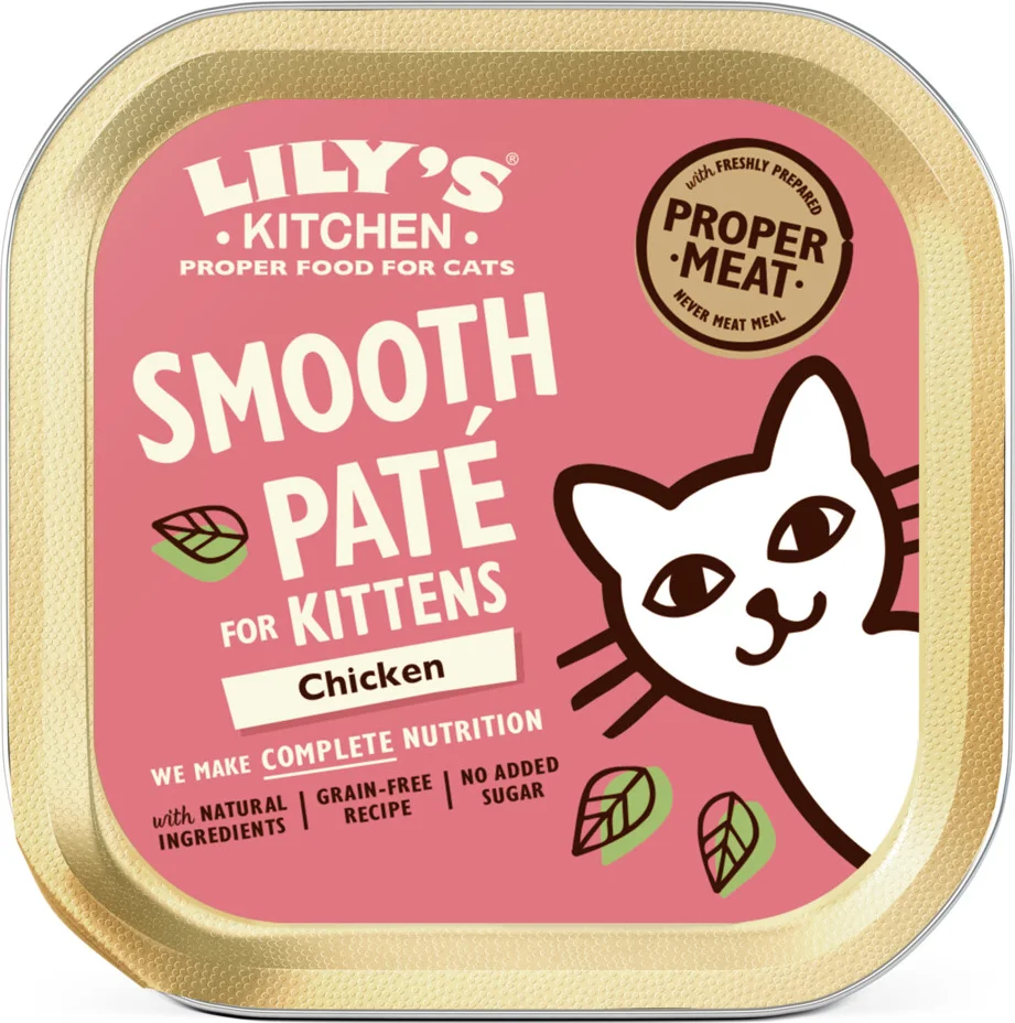 Lily's Kitchen Kattenvoer Nat Kitten Smooth Paté Kip 85 gr