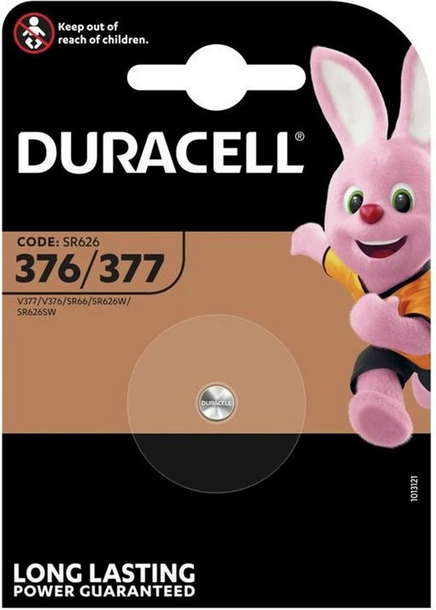 Duracell Knoopcelbatterij 377 1 stuks