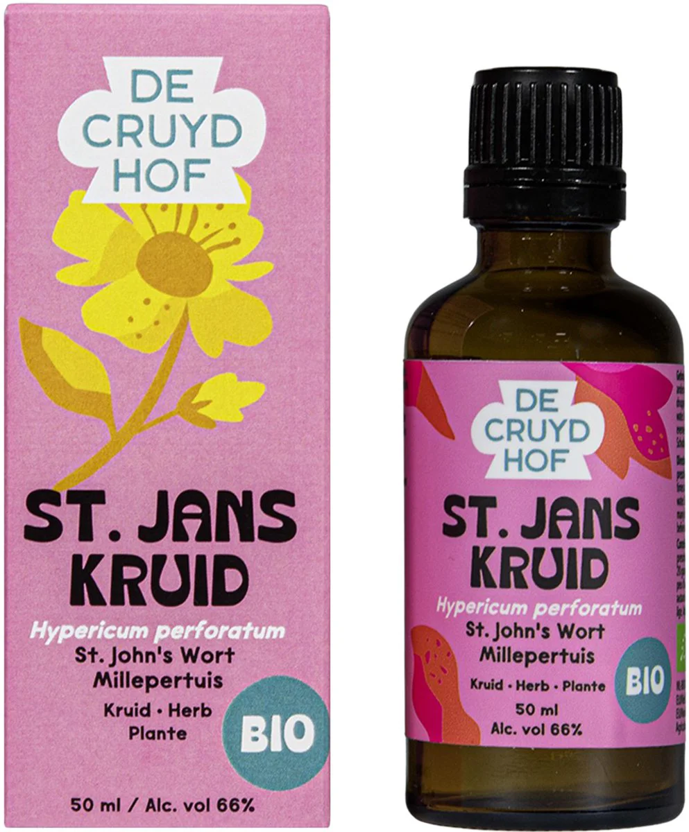 Cruydhof Sint Janskruid Hypericum perforatum Bio Druppels 50ML