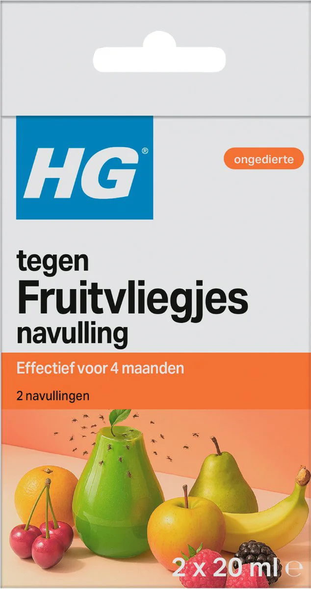HG X Fruitvliegjesval Navulling 40 ml