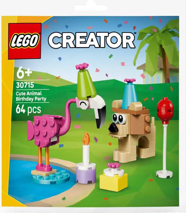 LEGO Creator - Schattige Dierenverjaardag (paperbag) - 30715