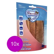 10x Renske Gezonde Beloning Vleesrepen Hondensnack Zalm 100 gr
