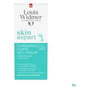 Louis Widmer Skinexpert Carbamide Forte 18 % Ureum Voetencrème tegen Eelt Ongeparfumeerd 50ml