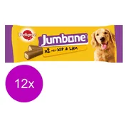 12x Pedigree Jumbone Hondensnacks Medium Kip & Lam