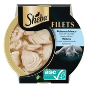 Sheba Kattenvoer Nat Filets in Saus Witvis 60gr