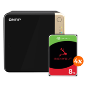QNAP TS-464-8G + Seagate Ironwolf 32TB (4x8TB)